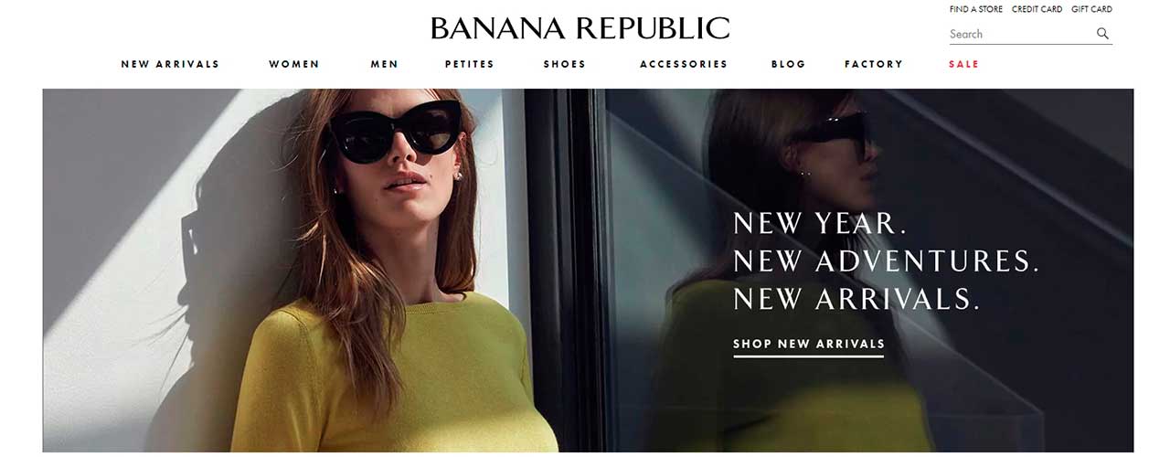 Бесплатный парсер товаров онлайн магазина Banana Republic