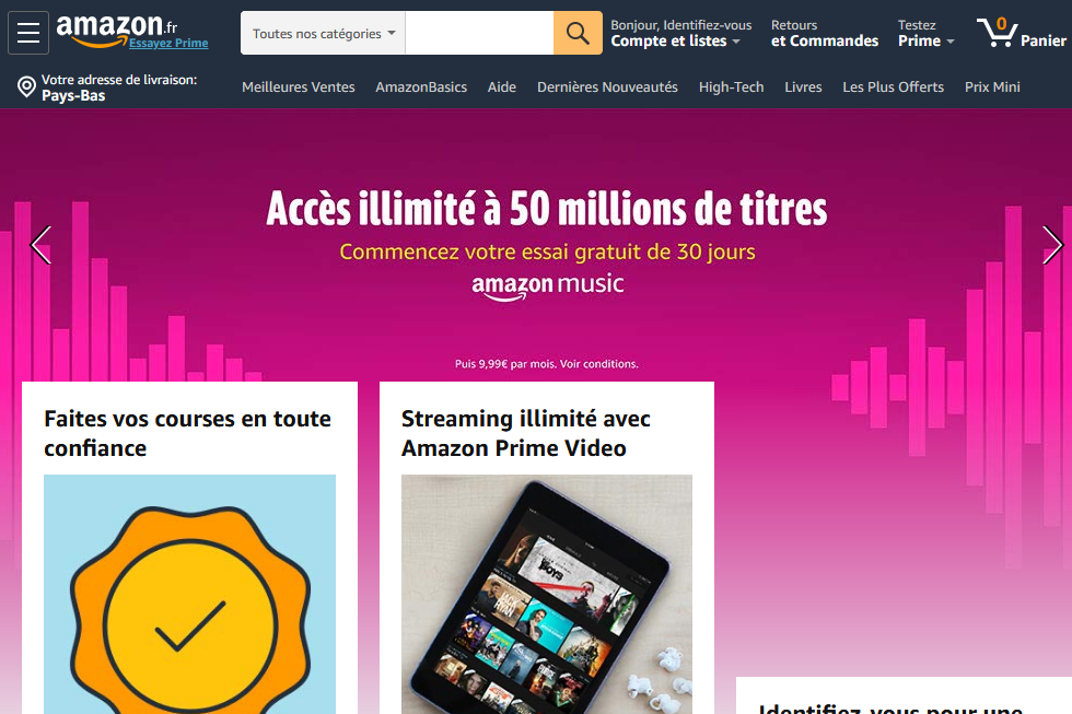 Парсер Amazon.fr